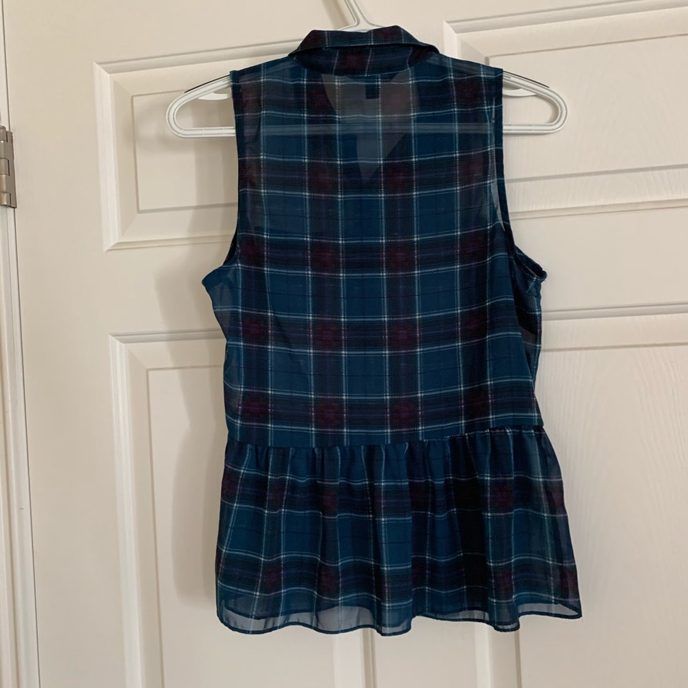 ✨5 for $25✨ American Eagle Sleeveless Peplum Top - Picture 4 of 4